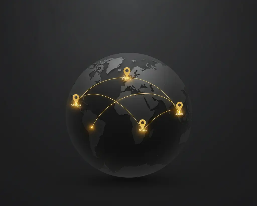 Mega Solutions Global Supply Chain Map